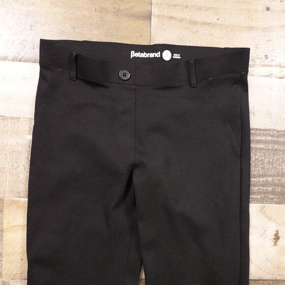 Betabrand dress pant yoga pant straight leg women's small petite black - Picture 3 of 12